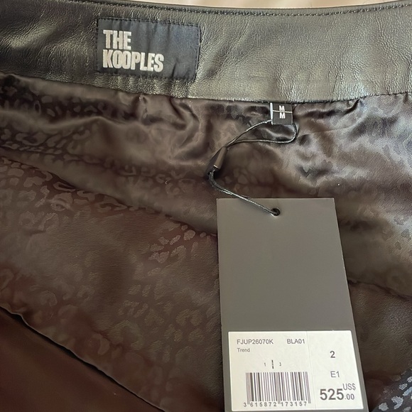 New w/tags. Leather fringe skirt - Picture 4 of 8